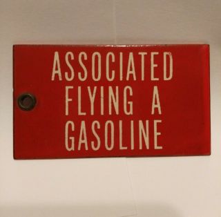 Vintage Porcelain Flying A Gas Sign