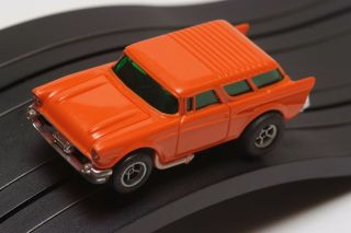 36 Vintage Aurora Afx Ho Slot Car Orange 