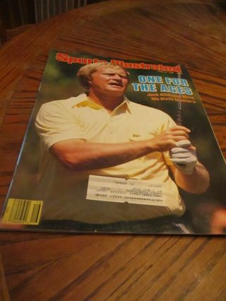 April 21,  1986 Jack Nicklaus Golf Sports Illustrated