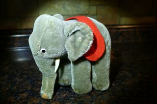 Vintage Steiff Elephant,  Button In Ear Still,