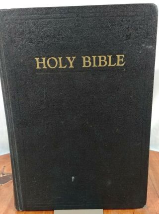 Vtg 1962 Holy Bible Catholic Edition Confraternity Douay Version With Maps