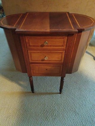 Vintage / Antique Martha Washington Sewing Cabinet - Makes Great End Table