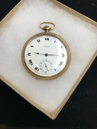 E Howard Pocket Watch Antique 1912 Runs 17 Jewel