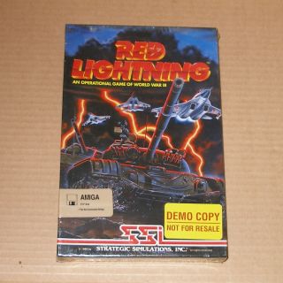 Red Lightning By Strategic Simulations,  Inc.  For Commodore Amiga -