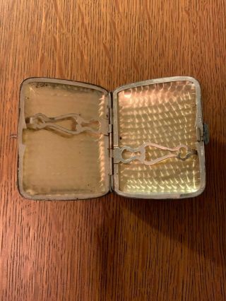 Vintage C.  B.  & H.  Sterling Silver Cigarette Case - monogrammed 