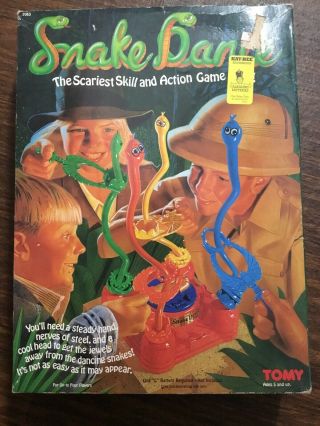 Vintage 1988 Snake Dance By Tomy Complete With Instructions -