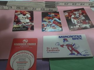 St.  Louis Cardinals Baseball Schedules1975,  2 - 77,  78,  79.