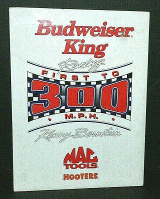 Kenny Bernstein ' 96 Bud King T/F media kit 2