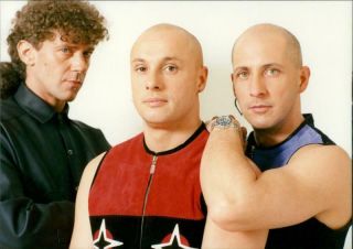 Vintage Photograph Of Fred,  Rob And Richard Of " Right Said Fred "