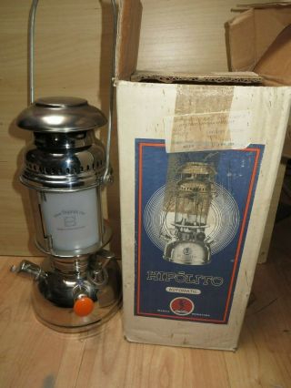 Vintage Hipolito Pressure Lantern 250 Cp In Orginal Box