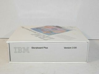 Vtg IBM Storyboard Plus 2.  00 Desktop Computer PC Software 5.  25 3.  5 Floppy Disk 2