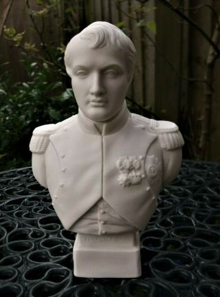 Antique 19thc R&l Parian Bust Ofthe Emperor Napoleon Bonaparte C1880