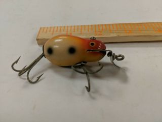 Vintage Creek Chub Bait Co.  Tiny Tim Antique Wooden Fishing Lure Bass Tackle