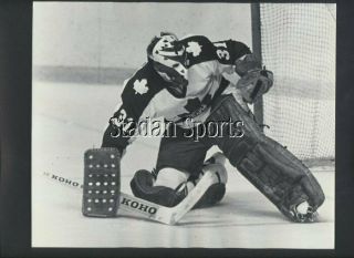 Jiri Crha Toronto Maple Leafs Vintage Nhl Hockey Press/wire Photo News