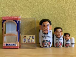 Newcrafters Nesters Wooden Edition Nba San Antonio Spurs Tim Duncan Nesting Doll