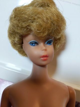 Vintage Tm Midge 1962 Barbie 1958 By Mattel Patented Bubble Cut Doll Japan Purse