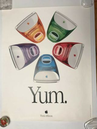 Apple Imac Yum Poster Think Different