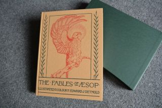 Folio Society - The Fables Of Aesop - Illus.  E.  Detmold - With Slip Case - Vgc