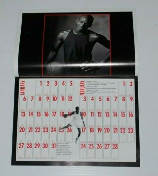 Michael Jordan 1991 Air Jordan Flight Club Calendar.  Chicago Bulls Nike Wheaties 3