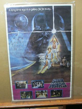 Vintage Poster Star Wars Starwars The Movie 1970 