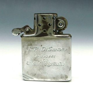 Vintage 1930 ' s Pre WWII 4 Barrel US Army Zippo Lighter Insert - No Lid 3
