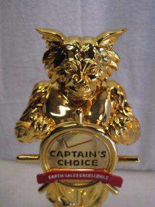 Captain ' s Choice Golf Tournament Wolf Trophy B7208 2
