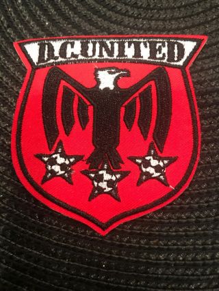 D.  C.  United MLS Major League Soccer vintage iron on embroidered patch 3 