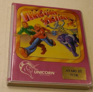 Very Rare Fraction Action By Unicorn For Atari St -