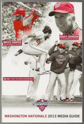 2013 Washington Nationals Baseball Media Guide