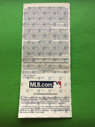 Chicago Cubs World Series Phantom ticket Game 3 ticket Wrigley Field SHIPS 3
