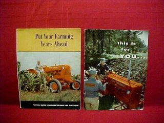 2 Vintage Allis - Chalmers Tractor General Catalogs,  D - 14 And Wd - 45 Tractors