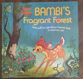 Vintage Children’s Golden Book,  Bambi’s Fragrant Forest,  Never Scratched 1975