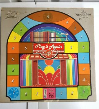 Play It Again Juke Box Game - Vintage 1985 Complete