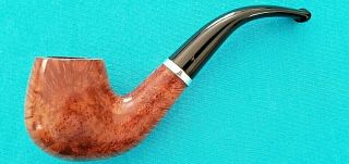 Peterson Smooth Half - Bent Brandy 68 With Fishtail Near