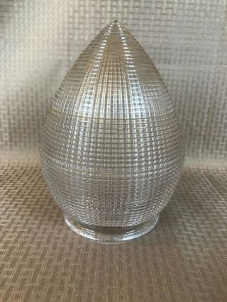 Vintage Holophane Glass Dental Lamp Shade Torchiere Circa Early 1900’s