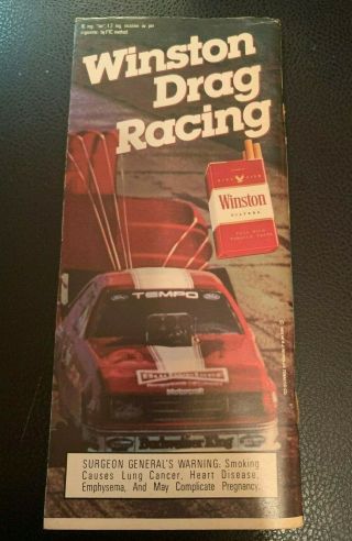 5Vintage 1987 National Hot Rod Association NHRA Drag Racing Rule Book 2