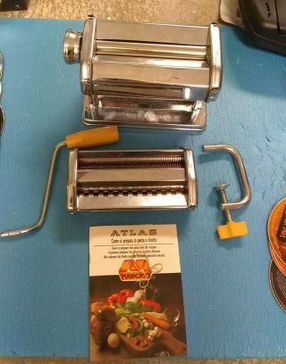 Vintage Marcato Omc Atlas 150 Pasta Machine - Made In Italy -