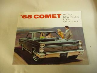 1965 Ford Mercury Comet Color Sales Brochure Ford Of Canada