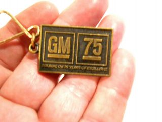 Vintage Gm 75 Years Of Excellence Warehousing & Distribution Key Chain
