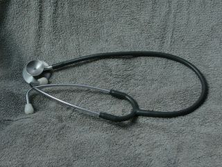 Vintage Littmann Classic Iii 3m M.  D.  Stethoscope - Silver W/ Dark Grey Tubing