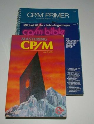 Cp/m Programming 3 Book Set Cp/m Bible,  Cp/m Primer,  Mastering Cp/m
