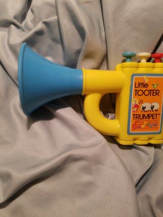 TOMY Little Tooter Trumpet horn Vintage Toy Plays Music Mary Had a Little Lamb 2