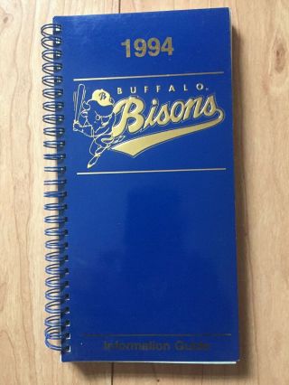 1994 Buffalo Bisons Information Guide American Association Near