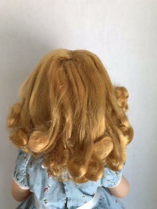 Vintage 16” Terri Lee Doll Tagged Dress Wig 2