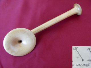 Antique Medical Detachable Monaural Wooden Stethoscope