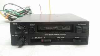 Vintage Radio Shack Realistic Under Dash Cassette Tape Player Car Stereo 12 - 1985