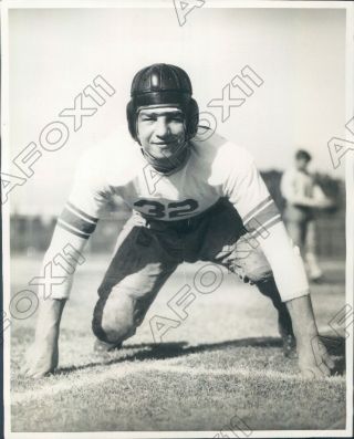 1934 Stanford Cardinal Football Player Tackle Ed Lettunich