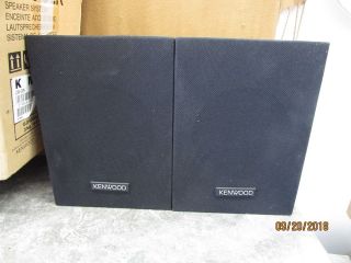 Kenwood Lsk - 02k Pair Full Range Book Shelf Speakers 4 " 40 Watts 8 Ohms