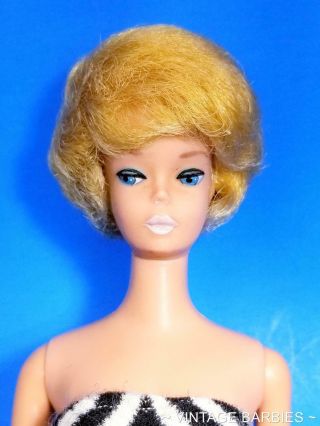 Rare White Ginger Bubble Cut Barbie Doll 850 W/oss - Vintage 1960 