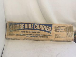 Vintage Secure Bike Carrier Non Rusting By Mijon Model Bc1001